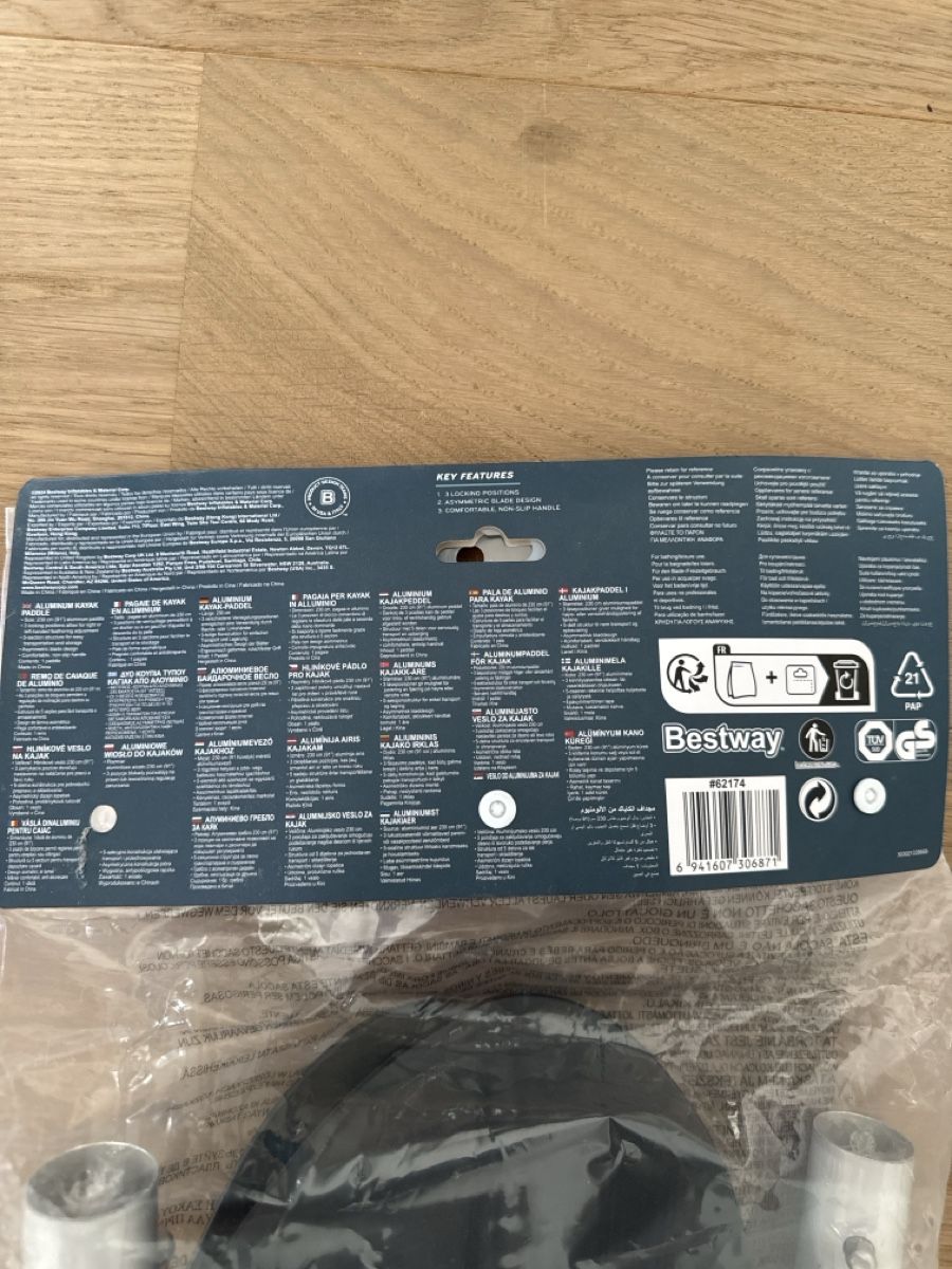 Gonser Schlauchboote, Kajaks & Kanus: Kayak Paddle (Ab 1.-) – Neu und originalverpackt aus Buchs ZH von SilvanKra 2