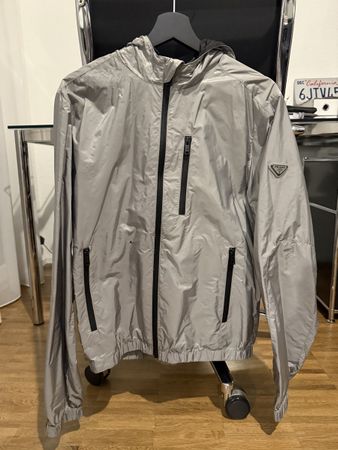 Prada Sportjacke Silber Gr. L