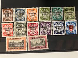 Deutsches Reich 1939, Mi 716-29 **, KP 220.--
