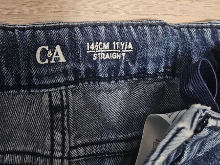C&A Jeans blau Straight Fit Grösse 146 wie neu