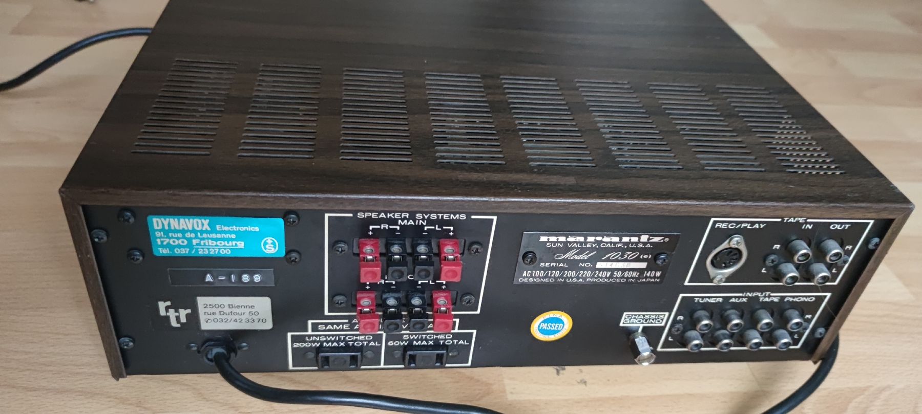 Marantz Amplificatori: Marantz 1030 – Usato da Meggen venduto da Malecifent 4
