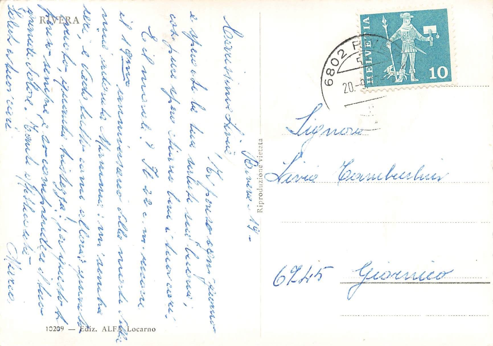 Cartes postales: Riviera – D'occasion à Biasca par Blenio71 1