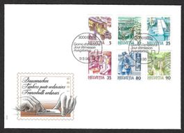 Dauermarken 9.9.1986, Ersttagsbrief