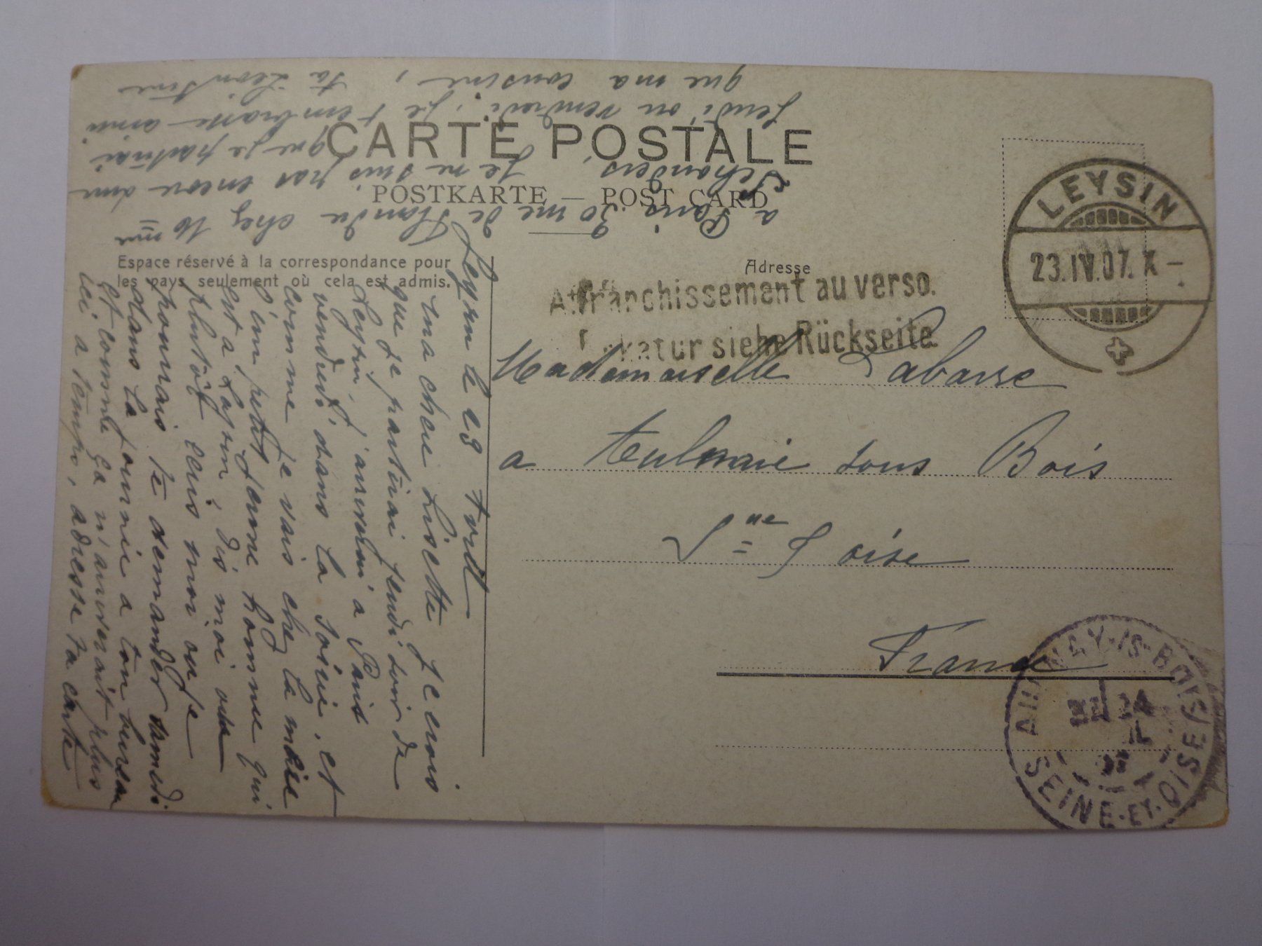 Cartoline postali: Antike Postkarten Ansichtskarten Schweiz Ormonts dessus – Usato da Andeer venduto da Baerenburger 1