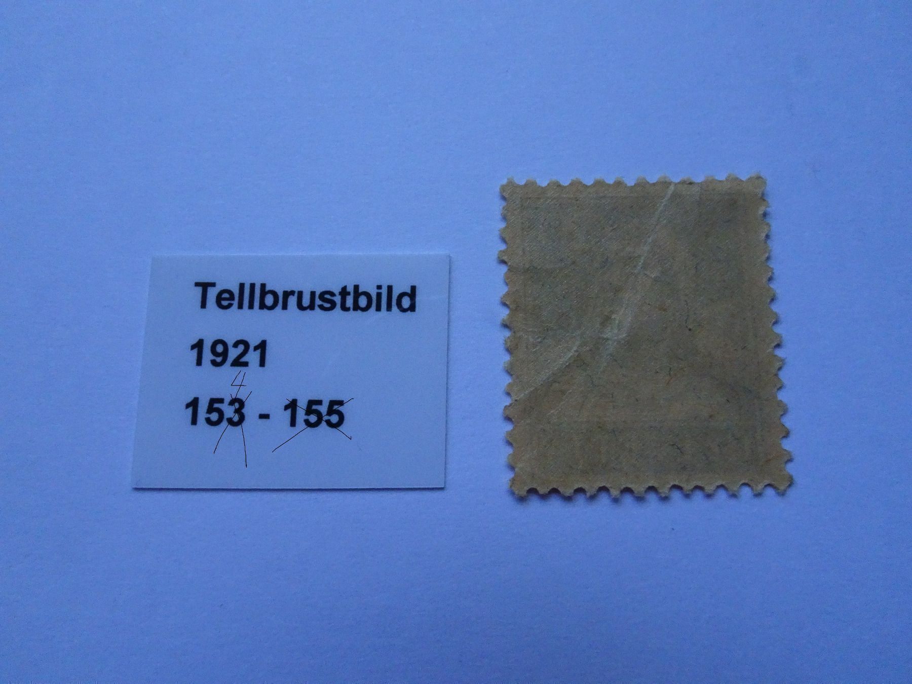 Tous les timbres: 1921** – Neuf (Voir description) à Aadorf par Chnorli-Furz 1