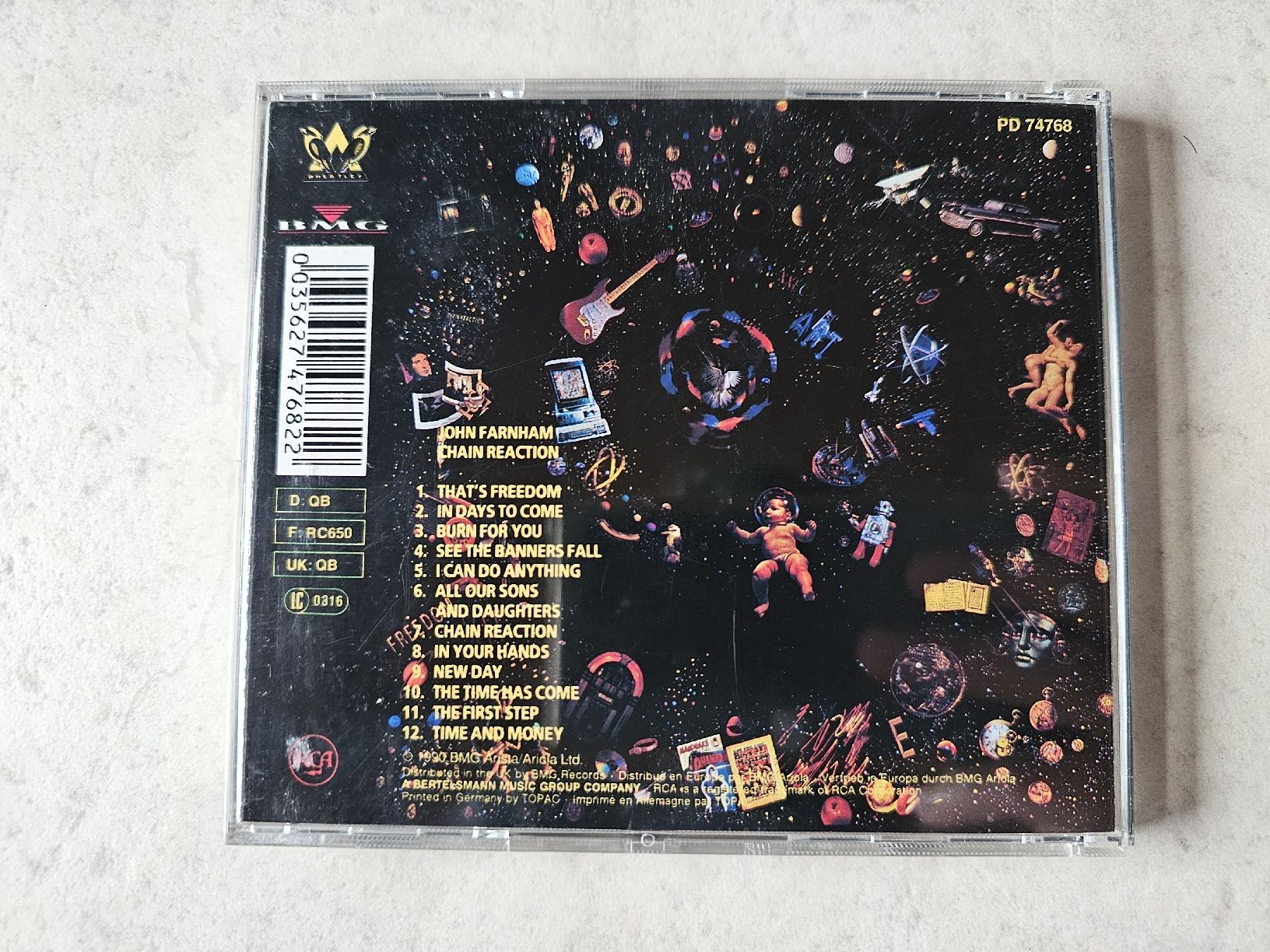 CD: John Farnham  -  Chain Reaction – Usato da Schneisingen venduto da backstore24 1