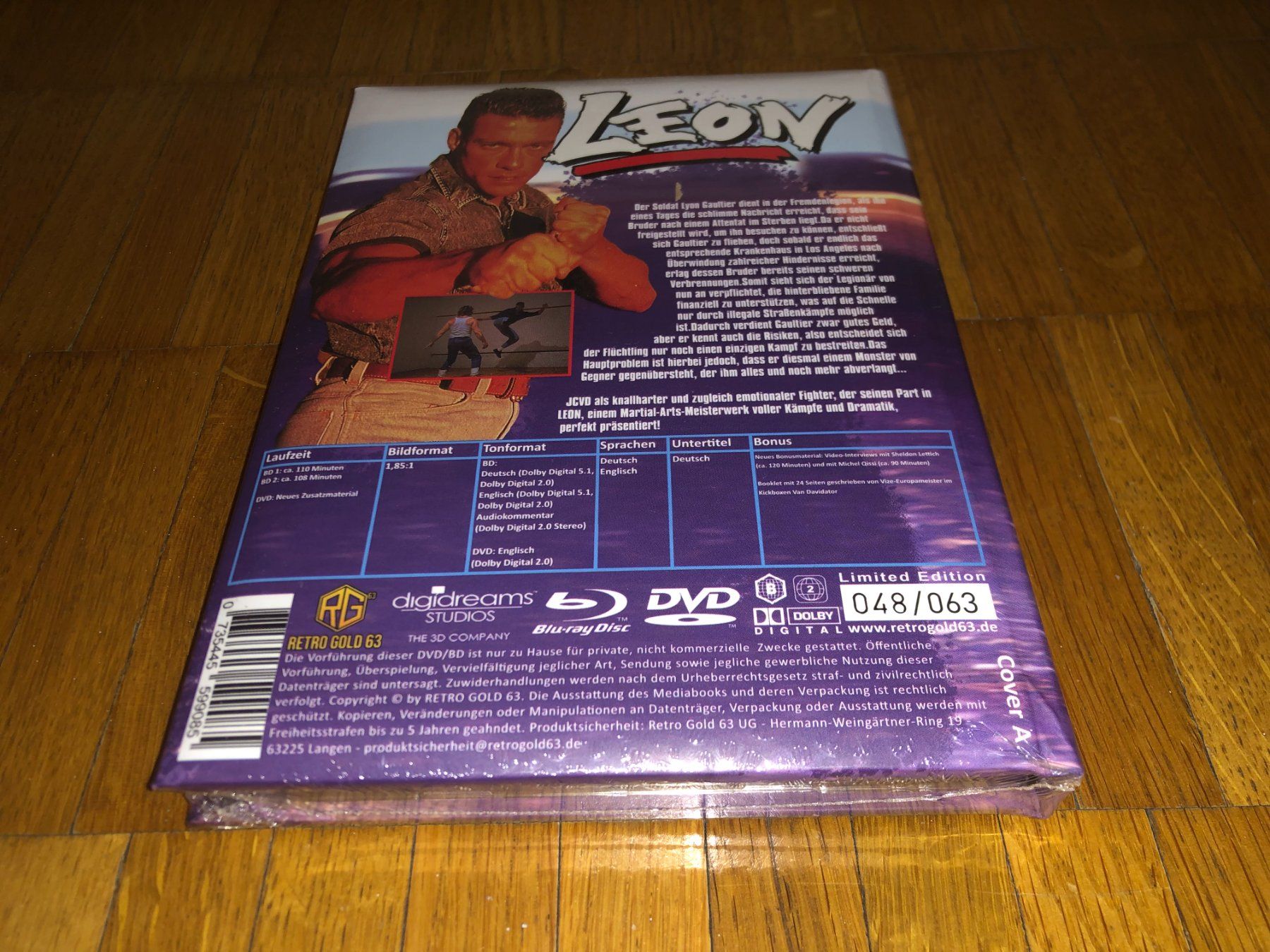 Alle DVDs: Leon - MEDIABOOK - WATTIERT - A - UNCUT – Neu und originalverpackt aus Basel von havsok 1