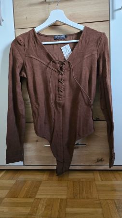 ​🏷️ Anti-Flirt Paris Body (4) Wildleder-Optik Chocolate