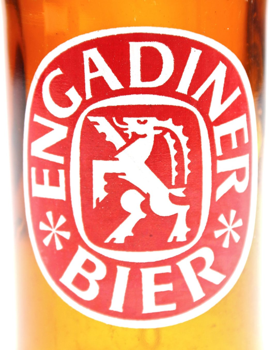 Bicchieri, Caraffe & Bottiglie: Engadiner Bier Celerina  Bierflasche Bügelflasche – Usato da Schmitten FR venduto da Netto_ein_Preis 1