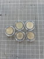Silber 50 Rappen / 5 Münzen im Set