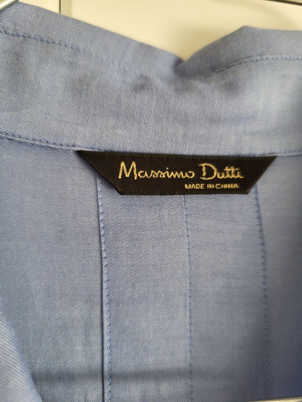 Massimo Dutti Chemisiers: Massimo Dutti Bluse Damen, Gr. S - blau, Baumwolle/Seide – D'occasion à Baar par clar6 2