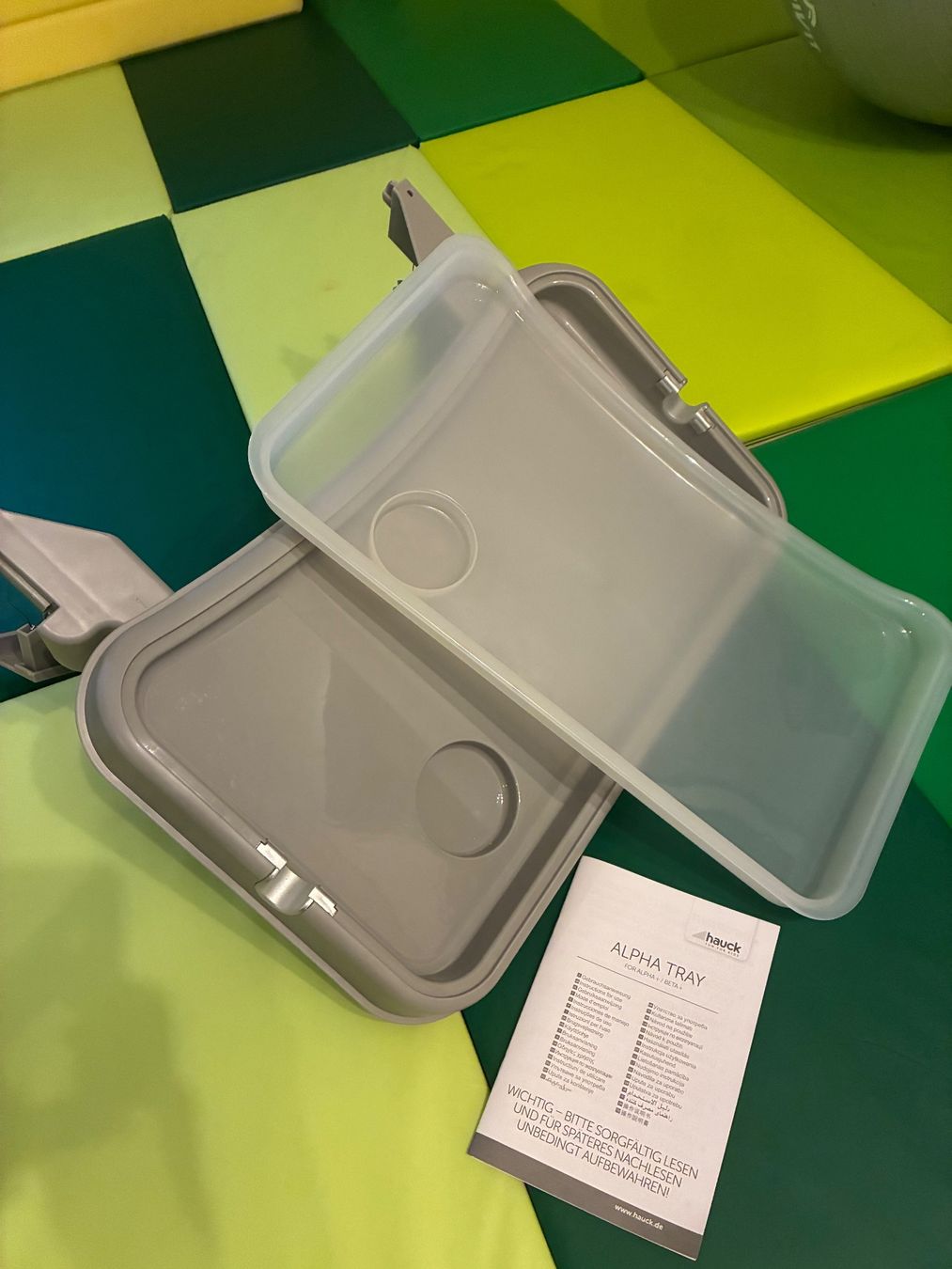 Seggioloni: Hauck Alpha Tray, Farbe grau – Usato da Rupperswil venduto da Iron1987 1
