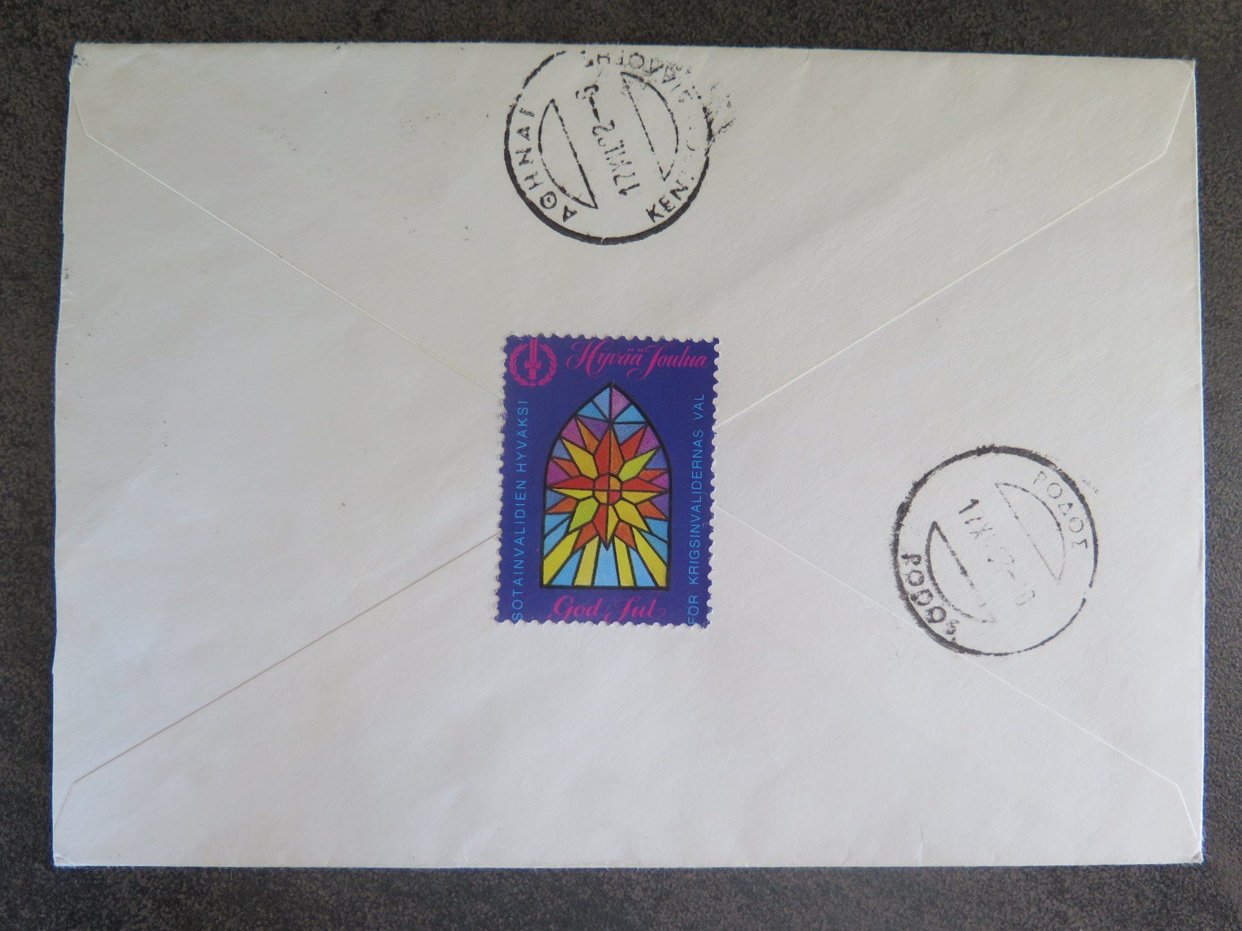 Buste & buste per spedizione: Couvert mit Briefmarken aus Finnland – Usato da Etziken venduto da Neuwick 1