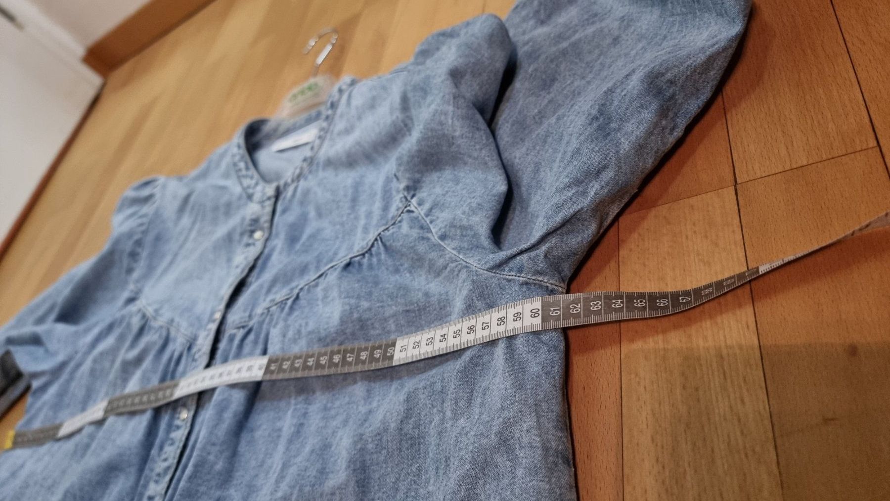Mango Camicette: Mango Jeansbluse mit Puffärmel, Gr. L/XL – Usato da Wald ZH venduto da CapLux 8