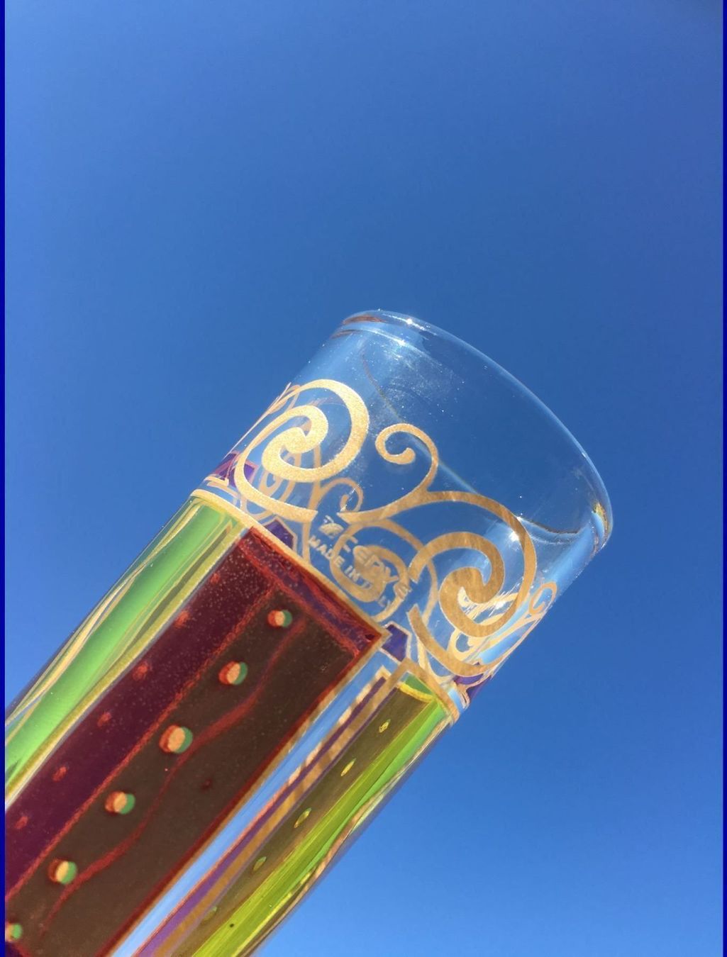 Bicchieri: 2 Cerve  Digestif-Glas   Schnapsglas  Blumenvase Handarbeit – Usato da Subingen venduto da ArtBead 4