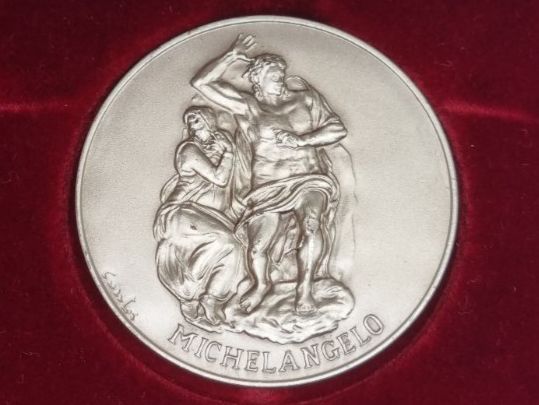Medaglie: Vatican MichelAngelo 1994 Silber – Nuovo e nell'imballaggio originale da Bure venduto da chap981 2