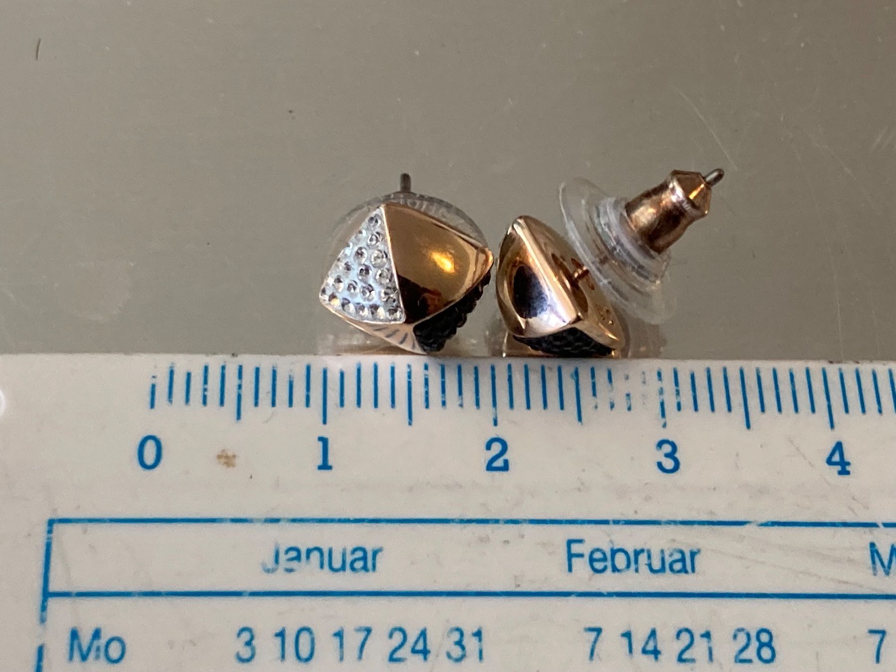 Swarovski Boucles d'oreille: Boucles d'oreilles Swarovski  doré – D'occasion à Marly par Antigona71 5