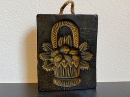 Vintage Wachsmodel  Blumenkorb