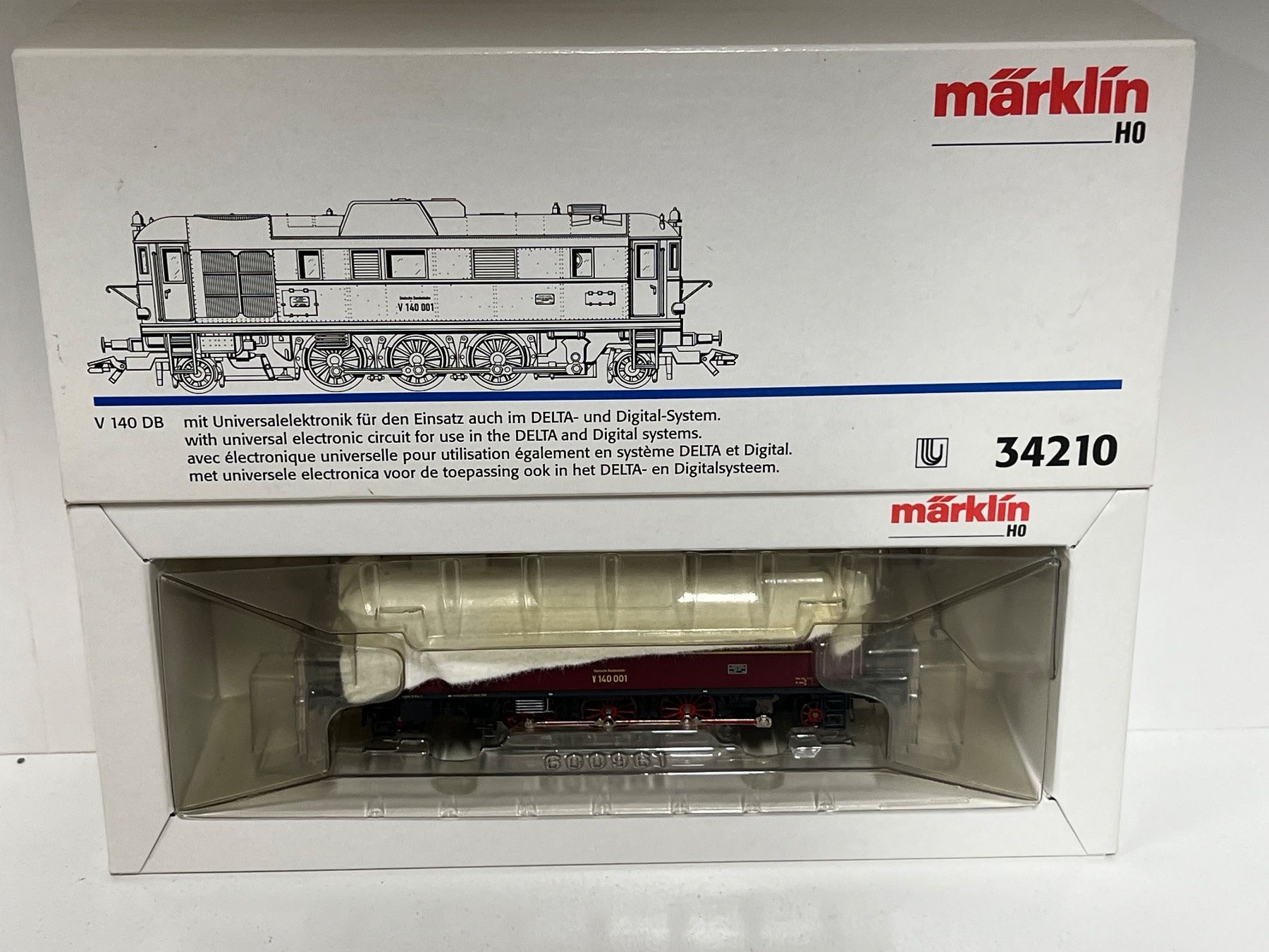 Märklin Modellini di ferrovie: Märklin 34210 V 140 DB   AC Digital H0 – Usato da Geroldswil venduto da TopTrain54 7