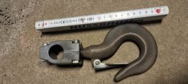 Kranhaken mit Klemme guter Zustand 40mm