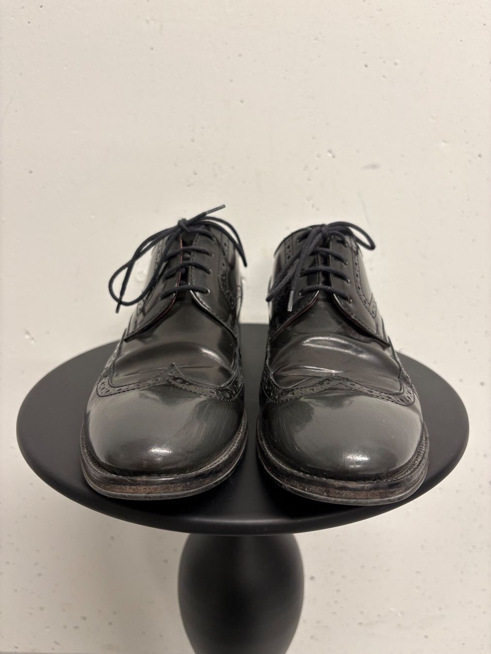 Navyboot Scarpe da donna: Navyboot Schnürschuhe Gr. 39 Leder schwarz grau Budapester – Usato da Regensdorf venduto da secondchancefashion 2