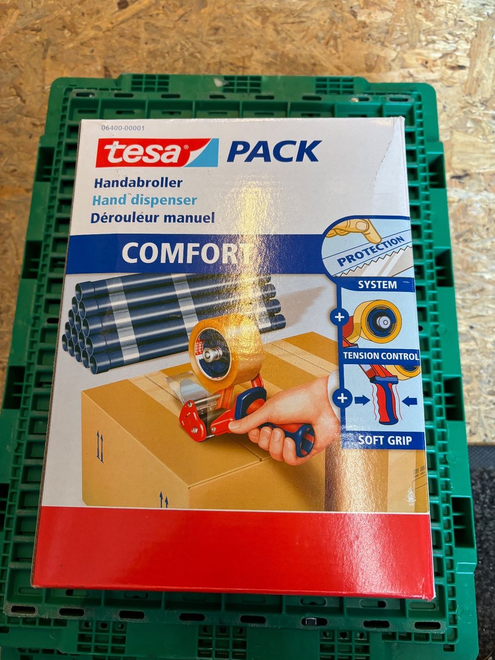 Tesa Tutti gli attrezzi: Handabroller Tesa Comfort – Nuovo e nell'imballaggio originale da Stetten AG venduto da d.r82