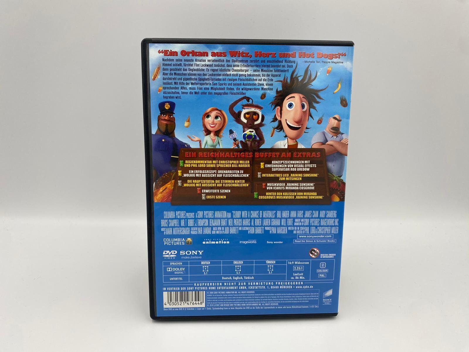 Tutti i DVDs: WOLKIG MIT AUSSICHT AUF FLEISCHBÄLLCHEN - A-Post CHF 2.50! – Usato da Siblingen venduto da the_92m7 1