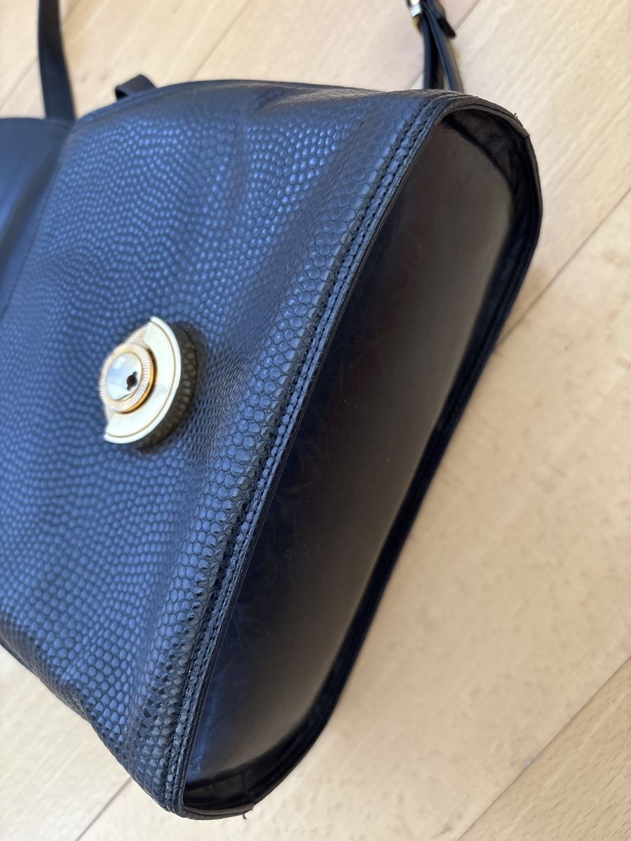 Borse da donna: Handtasche Leder schwarz – Usato da Basel venduto da FannySt 5