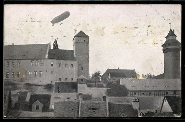 Cartes postales: Nürnberg, Zeppelin Parseval 3 über der – D'occasion à Berlin par bartko-reher