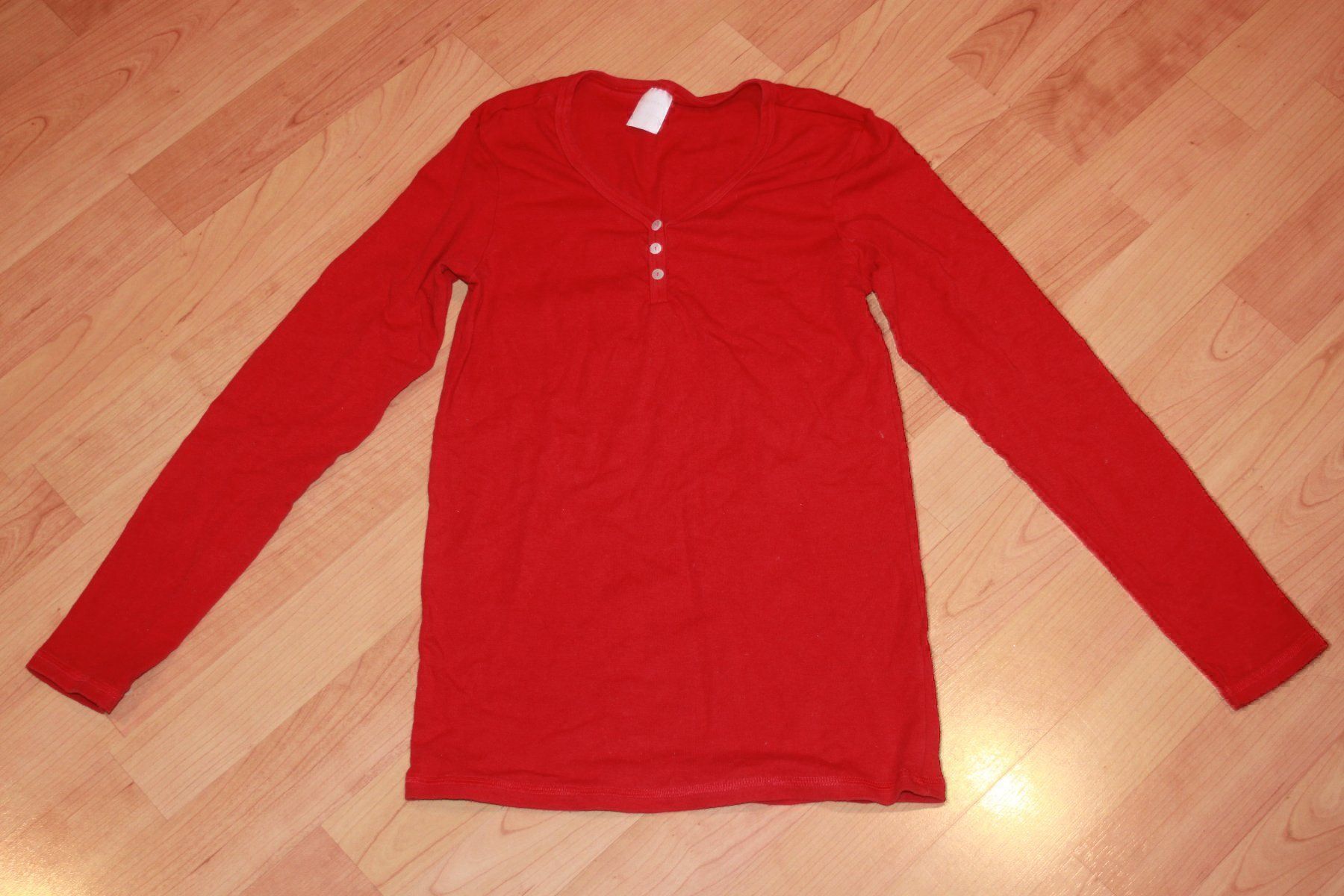 Biancheria intima: rotes langes Unterhemd 140 Schiesser – Usato da Wenslingen venduto da Strick4Alpaca