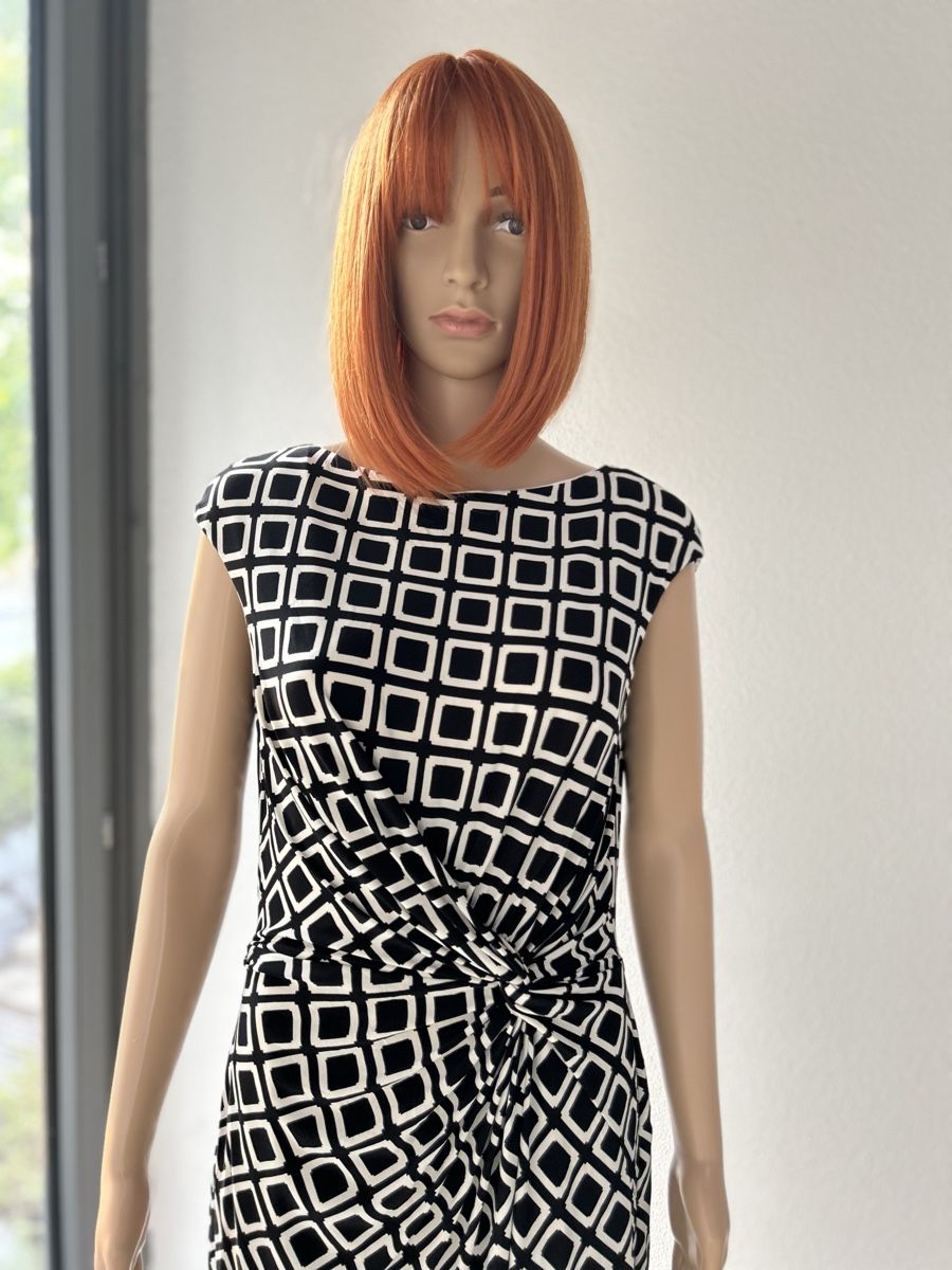 Ralph Lauren Vestiti: LAUREN Ralph Lauren Dress Size 10 Black White Pattern – Nuovo (secondo la descrizione) da Saland venduto da ele_vc96 2