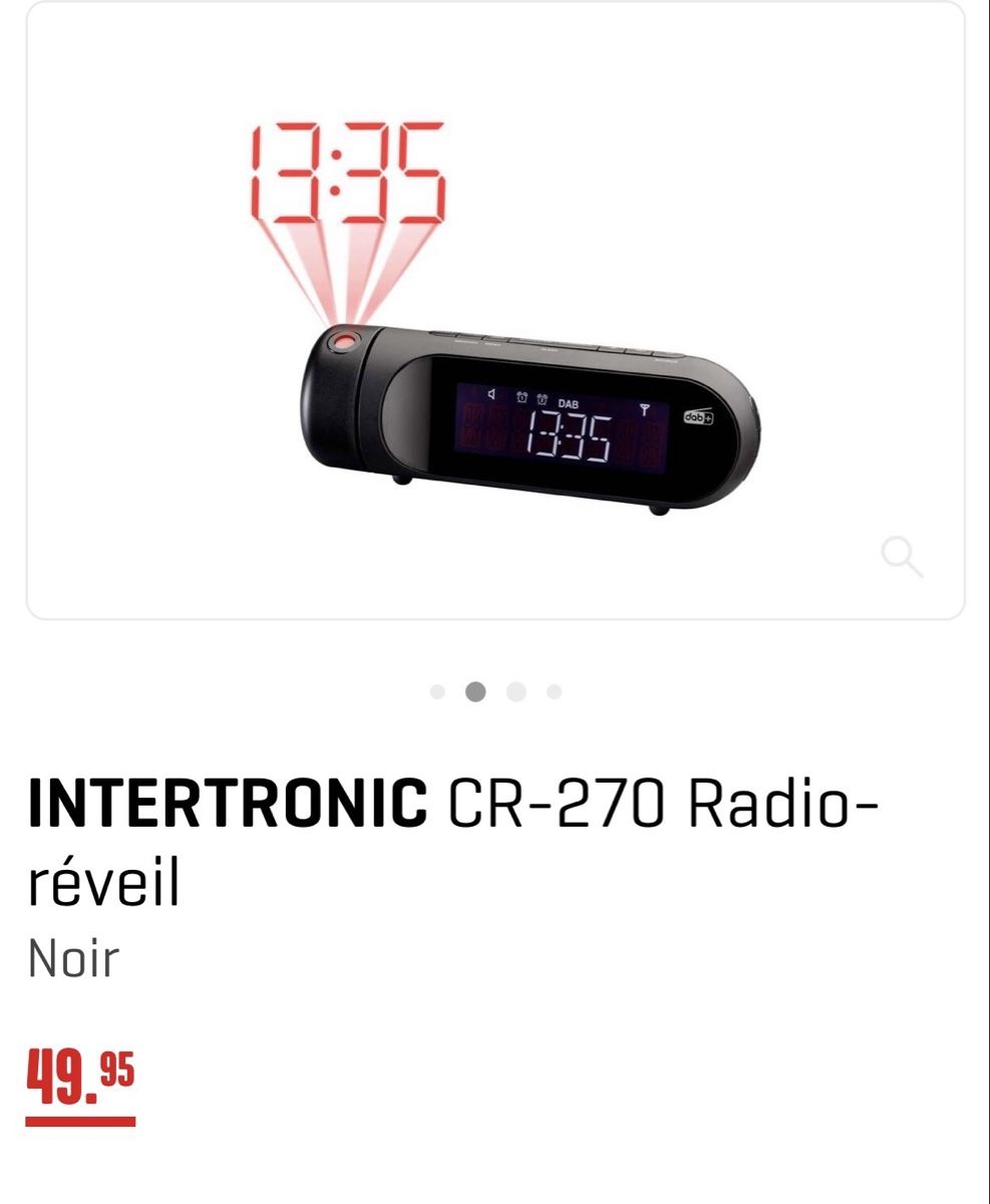 Réveils: Radio-réveil Intertronic DAB – D'occasion à Palézieux-village par DavidV01 3