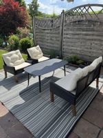 Gartenlounge Set 4-teilig, Rattan Optik, super Zustand!