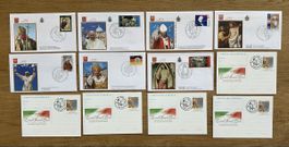 Vatikan - 12 FDC 2001-2005 Top Erhaltung 
