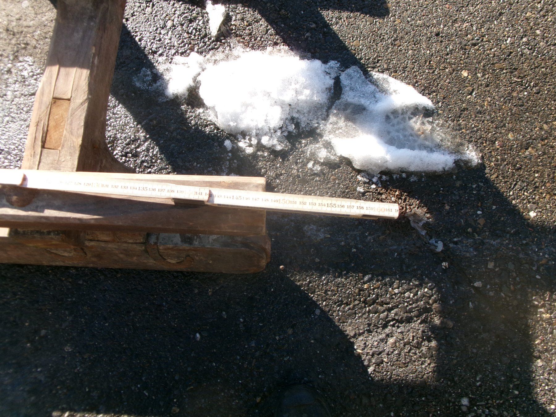 Schlitteln: Alter Antiker - Holz - Transport - Schlitten – Gebraucht aus Eschenbach SG von GM-29 1