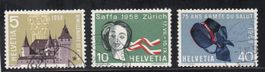 Timbres suisses 1958