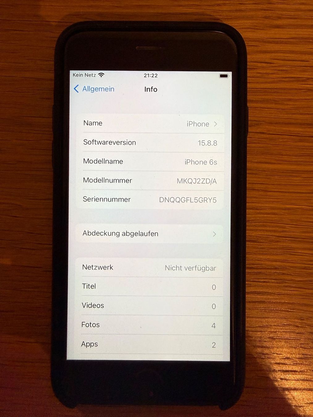Apple Handys / Smartphones: Apple iPhone 6s mit Zubehör – Gebraucht aus Zug von 8911 6