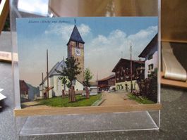 Klosters Kirche und Rathaus Postkarte  2