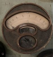 Volt mètre meter outil machine Werkzeug ancien antik FLG