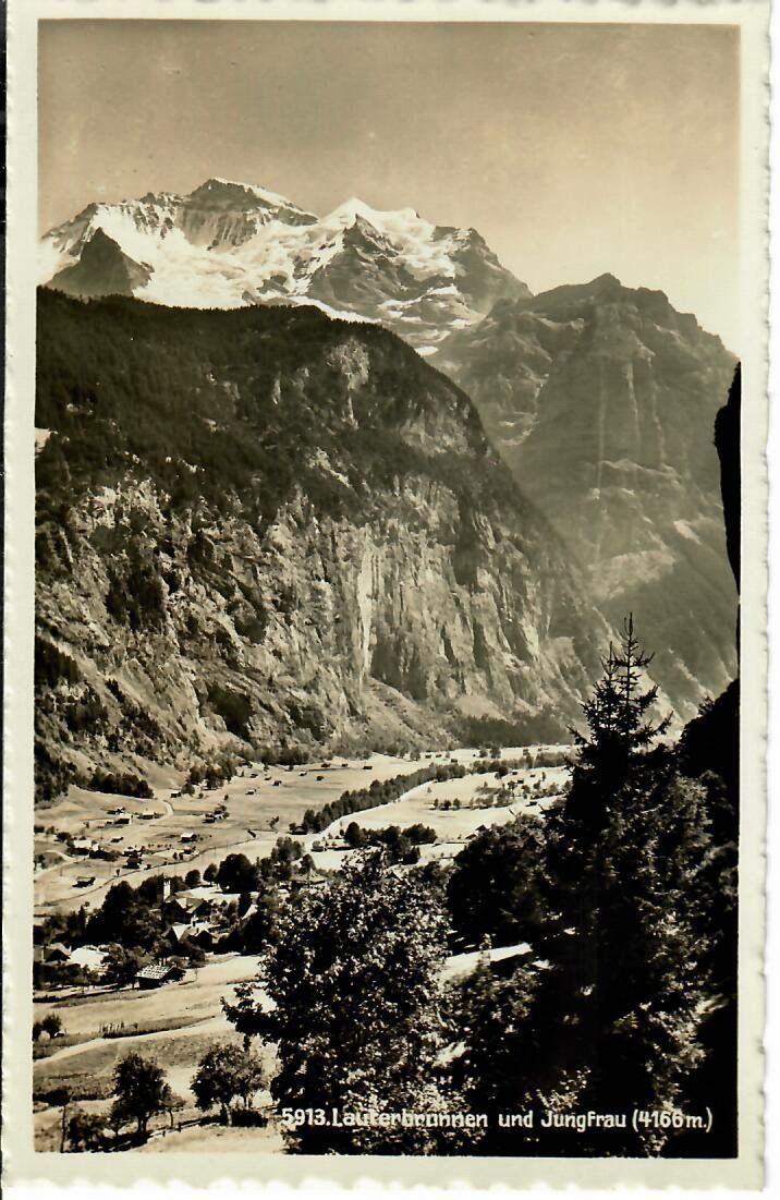 Cartes postales: Lauterbrunnen – D'occasion à Hochdorf par Ziegel-16