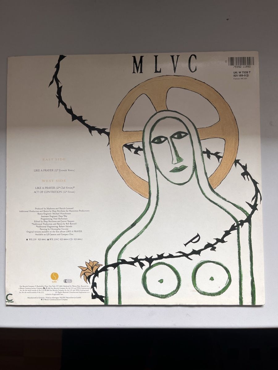 Dischi in vinile: Madonna Like a Prayer Vinyl LP -m – Usato da Roggwil BE venduto da WULU 1