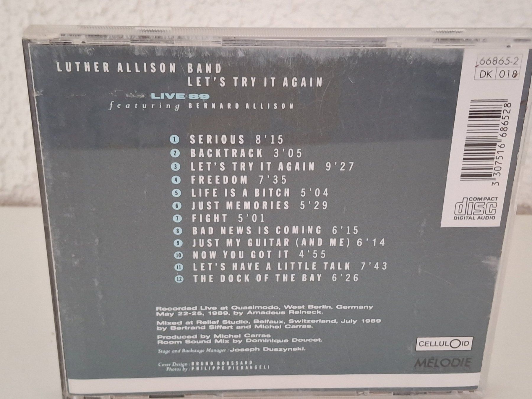 CD: CDLuther Allison -  Live 89 Let's Try It Again – Usato da Aarberg venduto da Jackup1 1