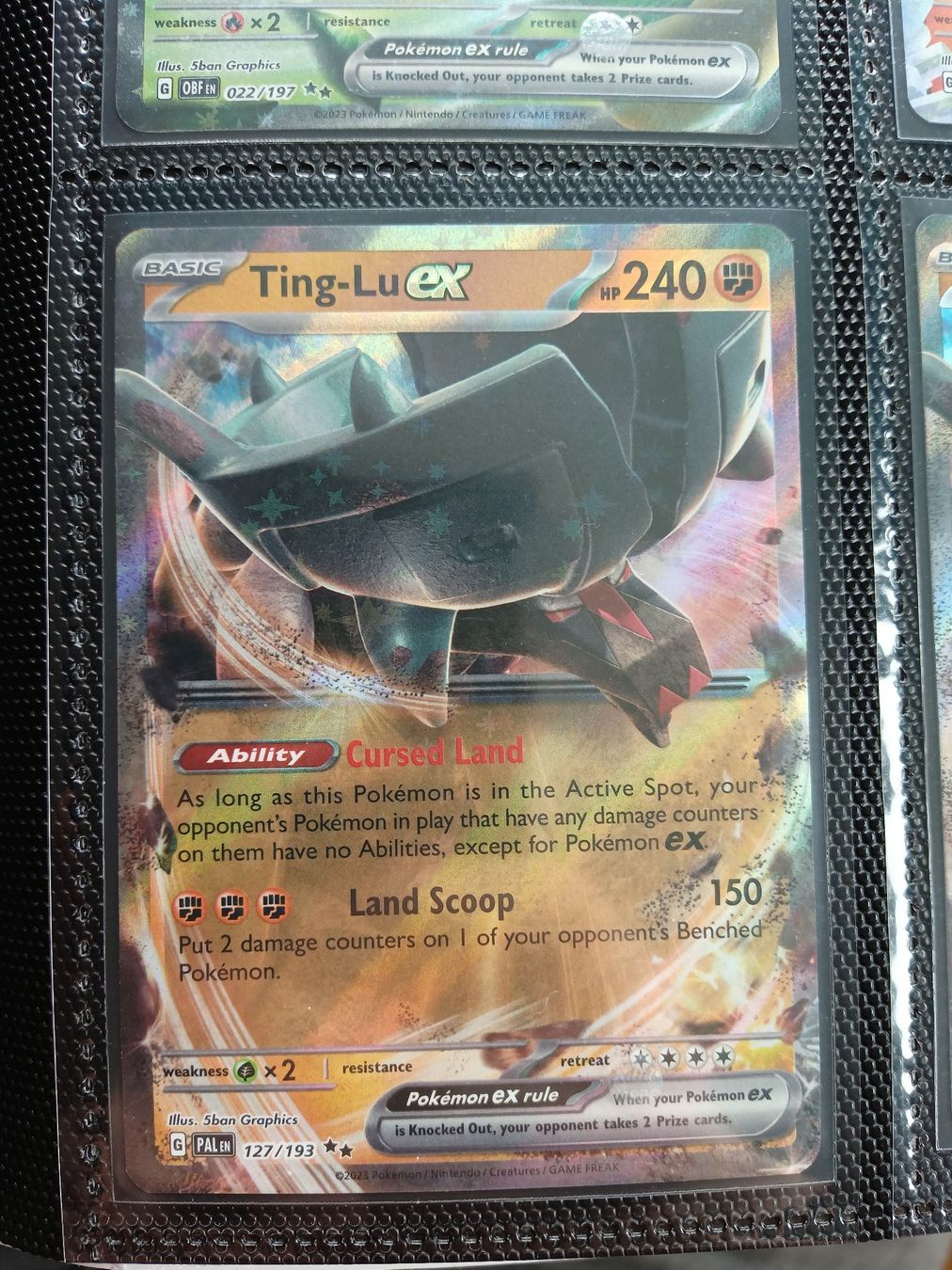 Pokémon Sammelbilder & Trading cards: Ting-Lu ex – Gebraucht aus Altstätten SG von GGsGameshop