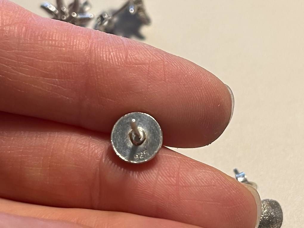 Ohrringe & -stecker: Profilierte Halbkugeln als Ohrstecker – Gebraucht aus Zürich von Turanor 1