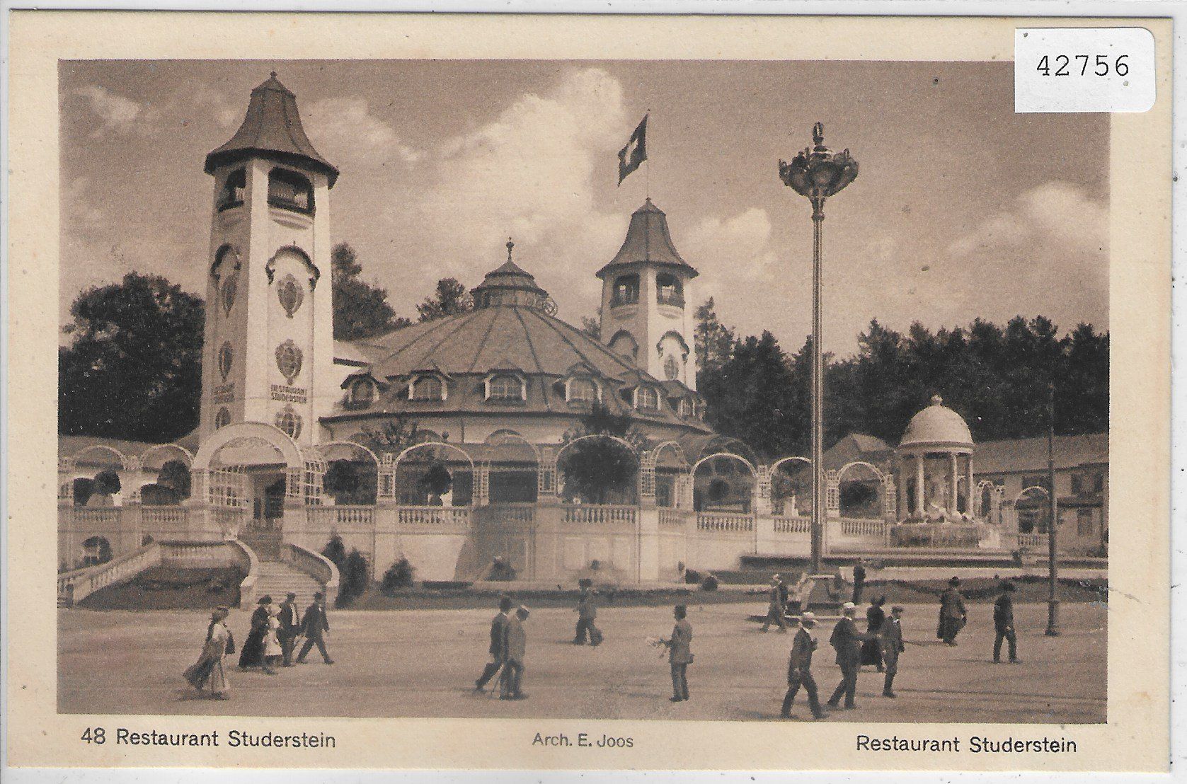 Ansichtskarten: Landes-Ausstellung Bern 1914 - Restaurant Studerstein – Gebraucht aus Ettingen von Kartenplanet