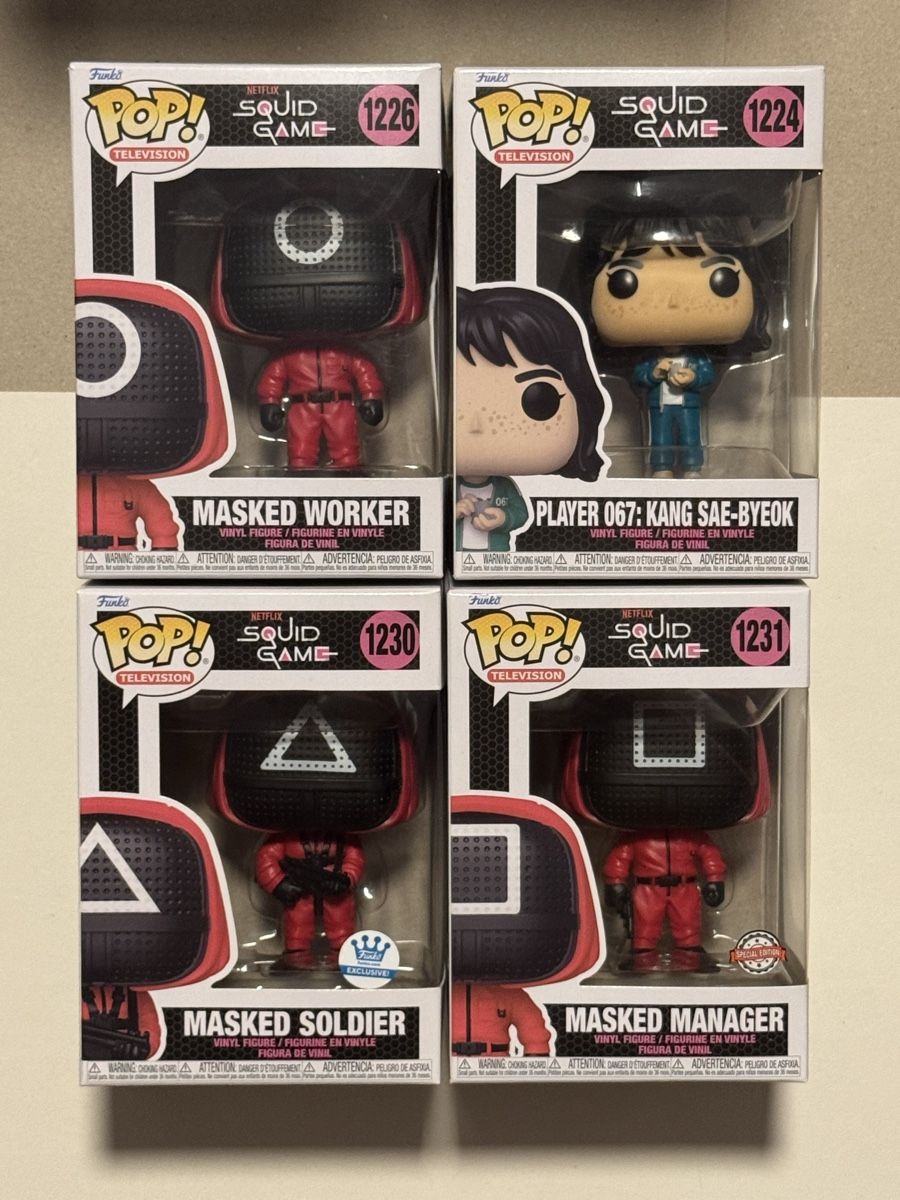 Funko Statuette: Squid Game Funko Pop! Set 8 Stück – Nuovo (secondo la descrizione) da Winterthur venduto da Kev_Scha14 1