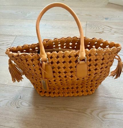Neue Tasche von Pons Quintana Geflochten mit Innentasche und