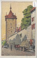 Schaffhausen - Grabenstrasse - Litho