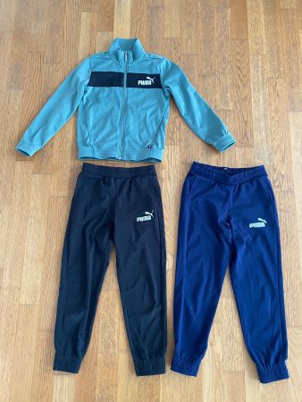 Kinder Puma Set + extra Hose, Gr. 128, Trainingsanzug