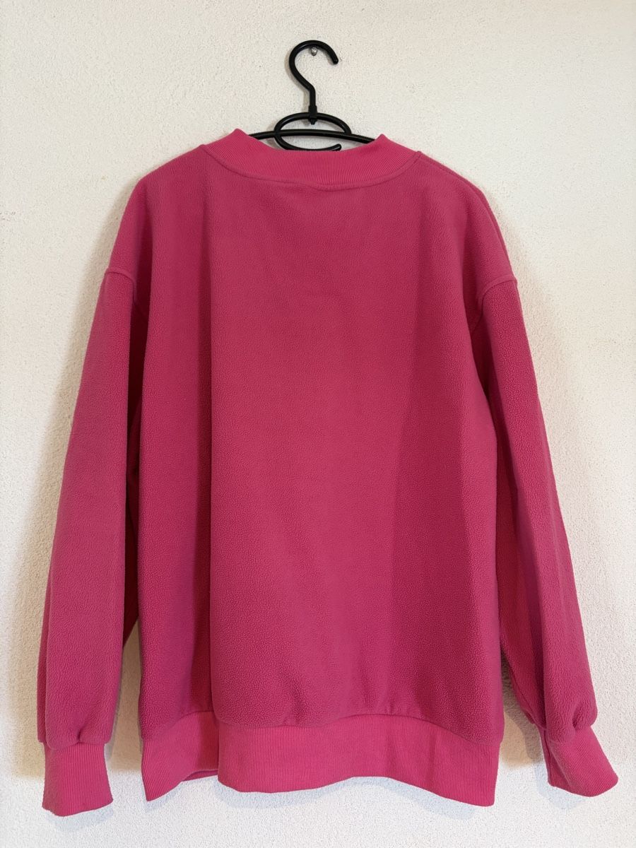 Pullover & Sweatshirts: Pull-over rose à col en V, coupe décontractée, taille M – Neu (gemäss Beschreibung) aus Forel FR von opp_s7vb 1